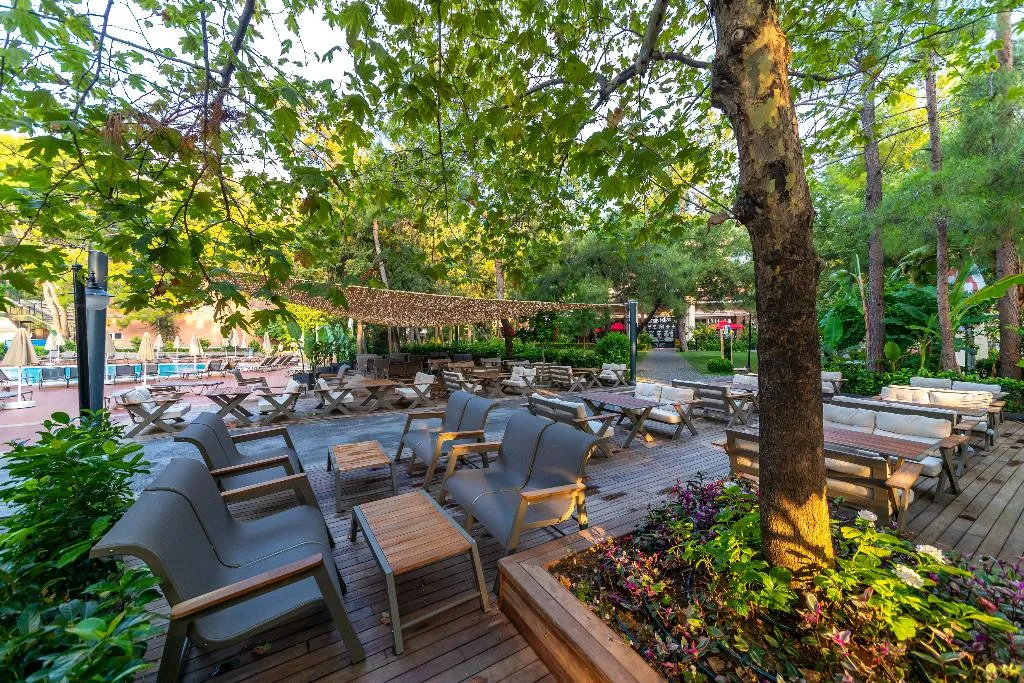 Terrace, Grand Yazici Club Turban Thermal Hotel, Dalaman