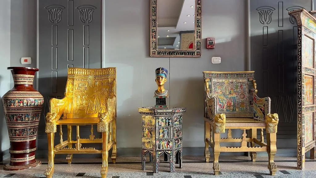 Lobby, Turquoise Pyramids Hotel, Cairo