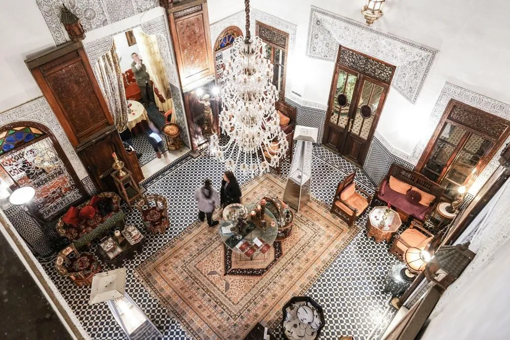 Restaurant, Riad Arabesque, Fez
