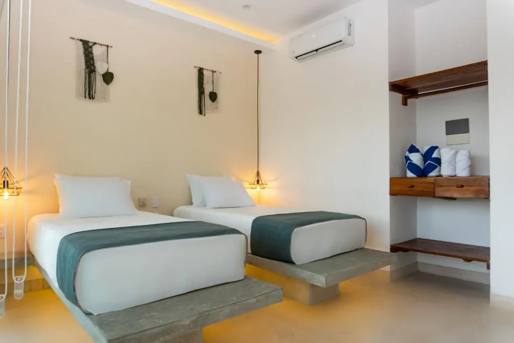 TWIN DELUXE Room, Kanté Hotel - Downtown Tulum, Cancun Area