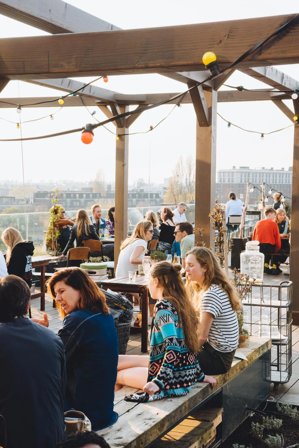 Terrace, Hotel Casa Amsterdam, Amsterdam