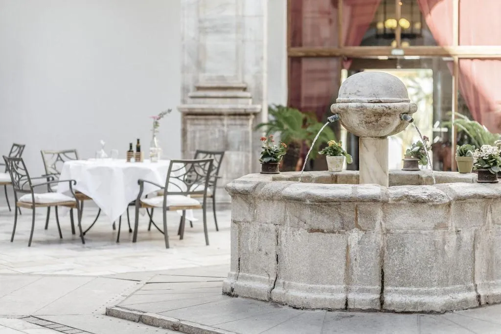 Terrace, Parador de Zafra, Seville