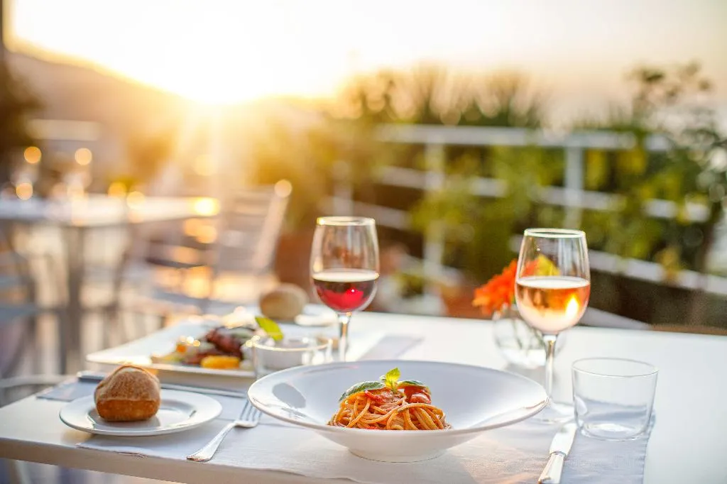 Restaurant, Art Hotel Gran Paradiso, Naples
