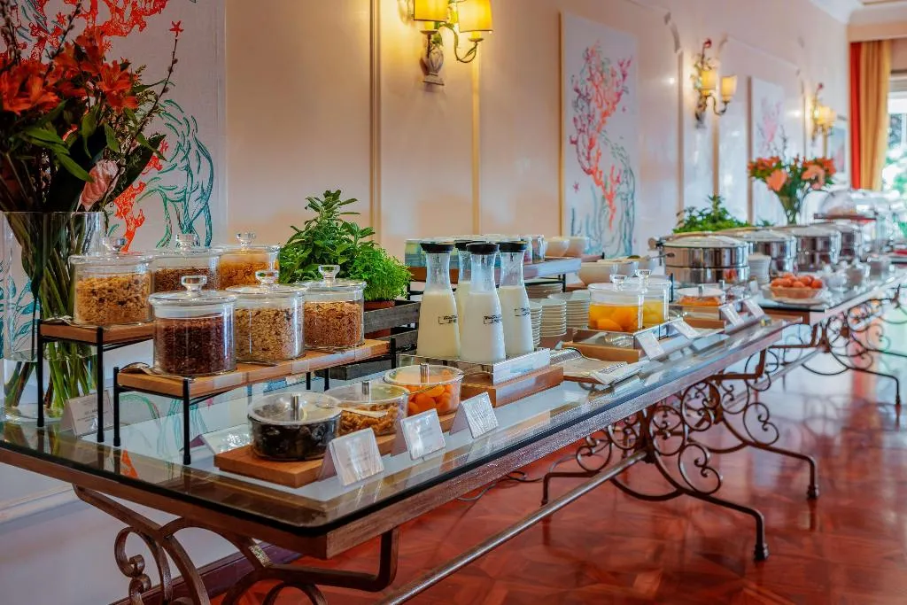 Restaurant, Grand Hotel San Pietro, Taormina