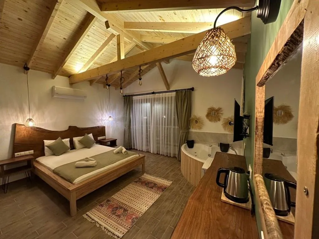 Room TWO QUEEN BEDS Room, Faralya Misafir Evi, Dalaman