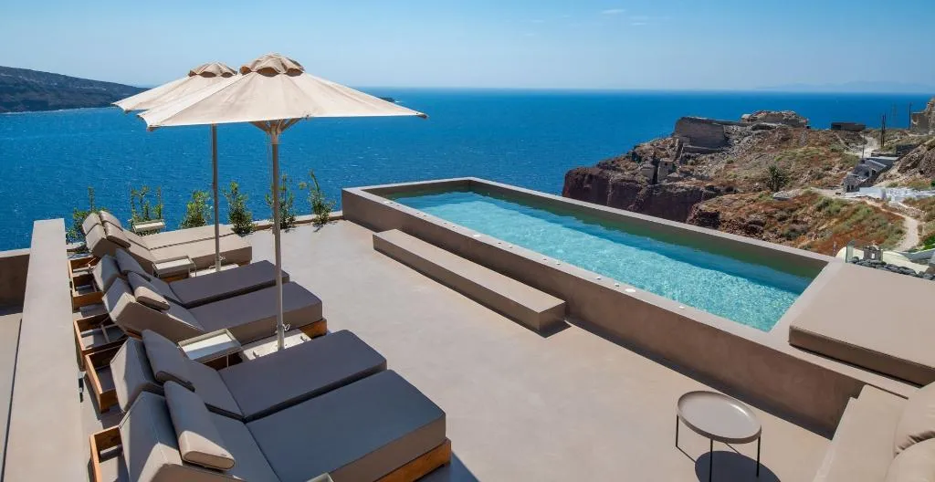 Pool, Old Castle Oia by Mr and Mrs White, Santorini