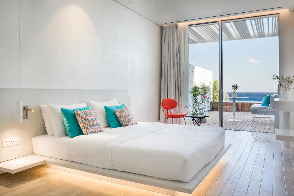 SUITE SEA VIEW Room, Mykonos Dove beach hotel, Mykonos