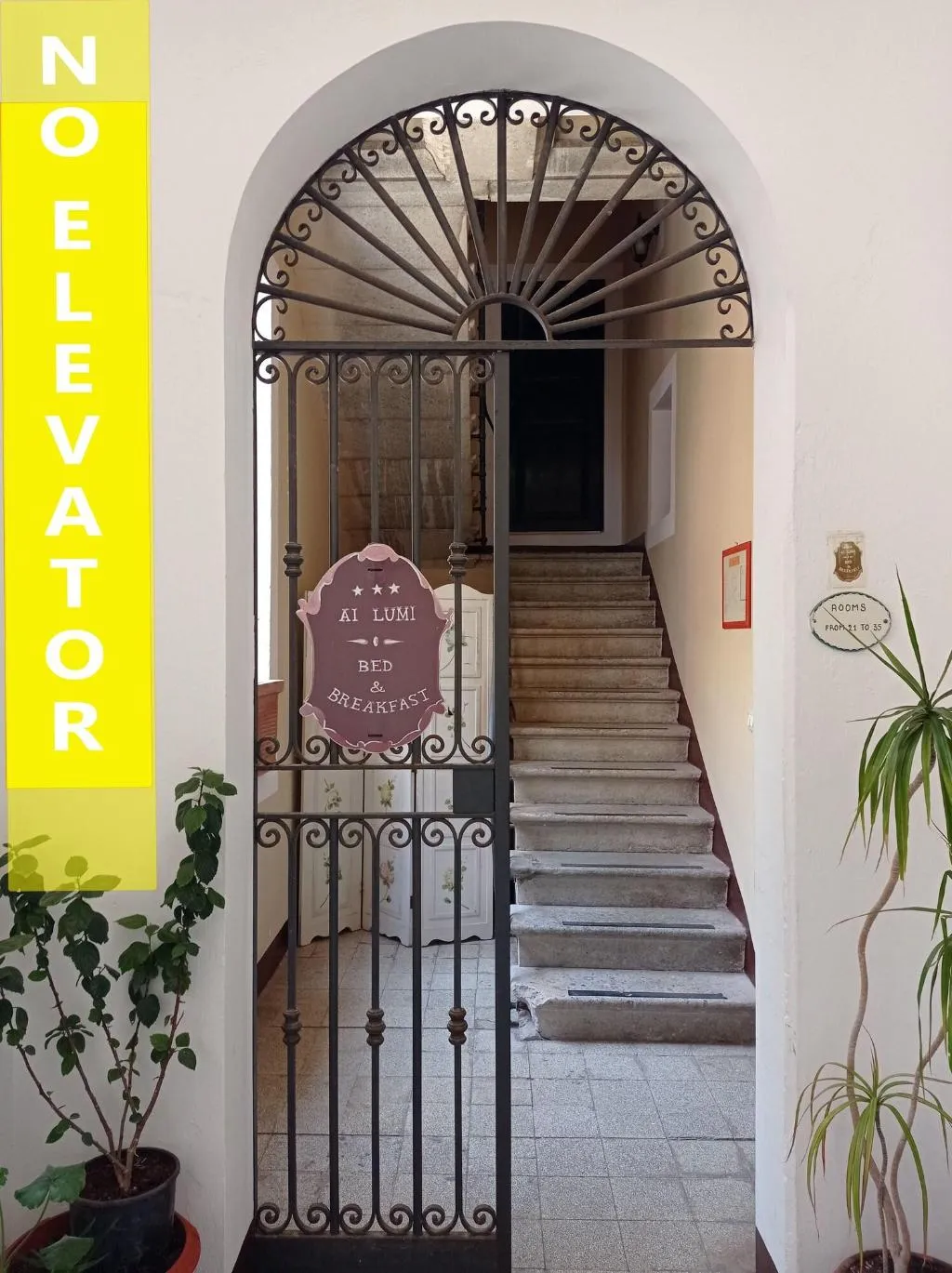 Lobby, B&B Ai Lumi, Palermo