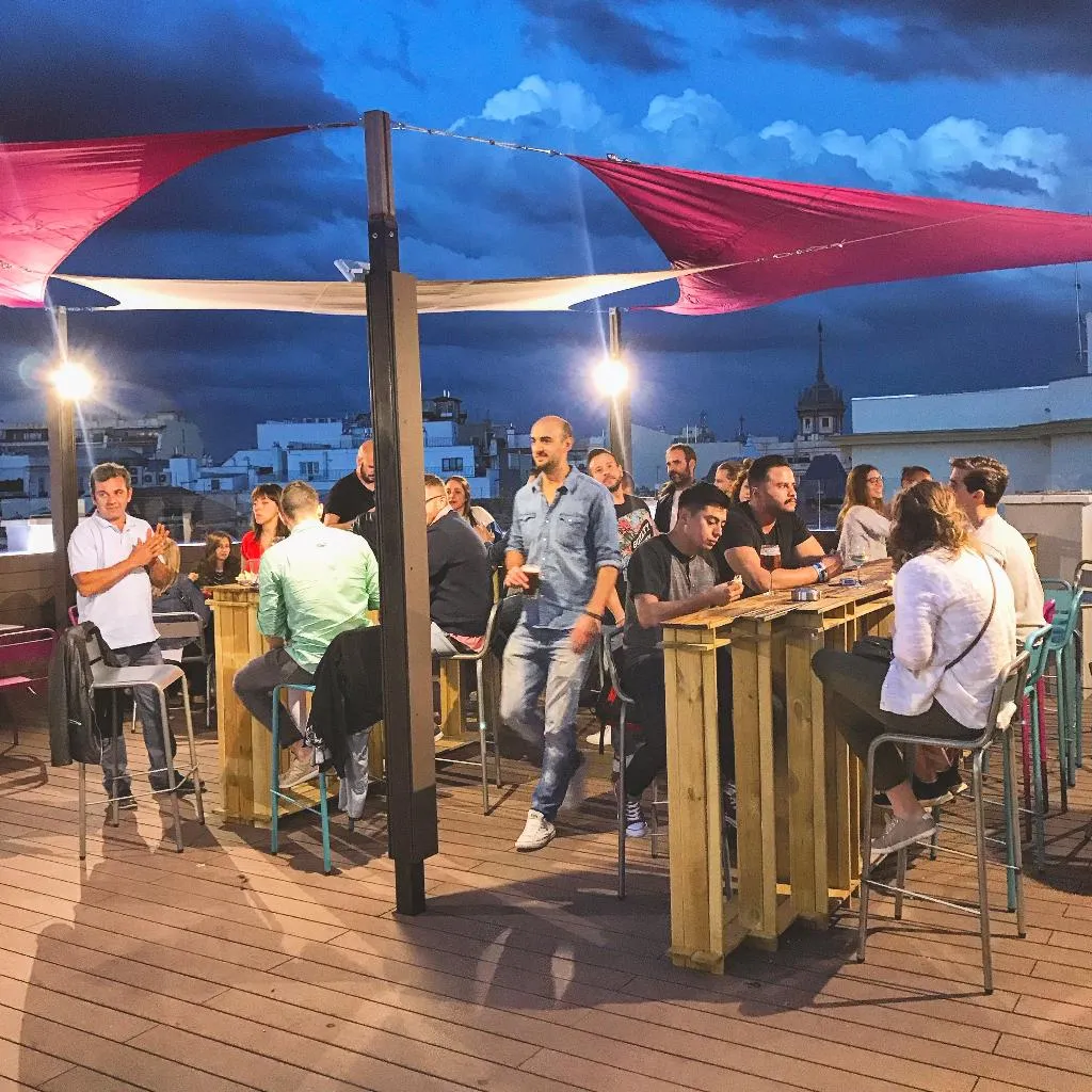 Terrace, Safestay Madrid, Madrid
