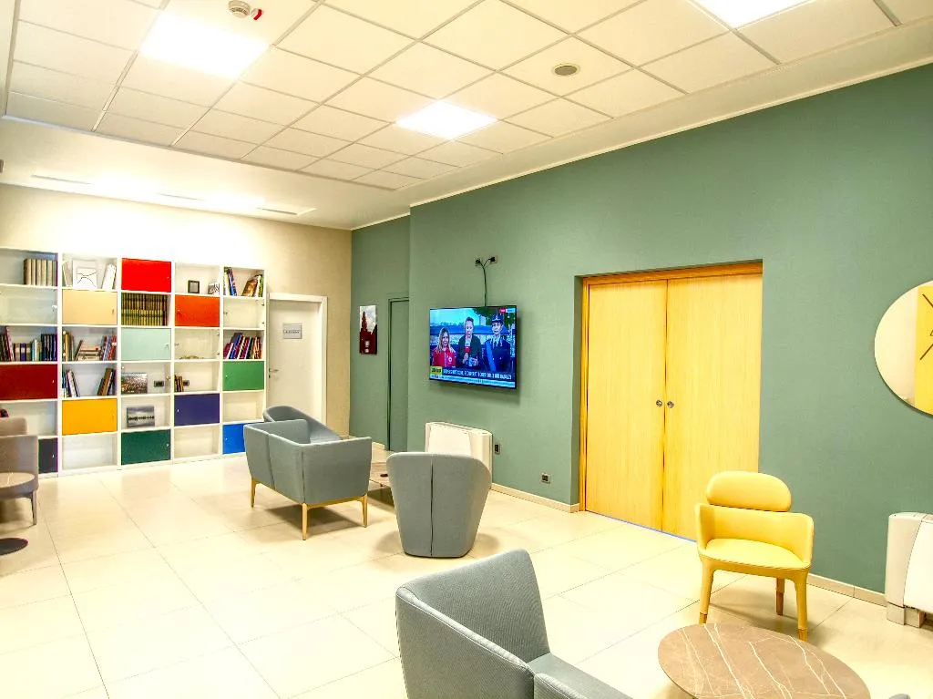 Lobby, Tower Hotel Malpensa, Milan