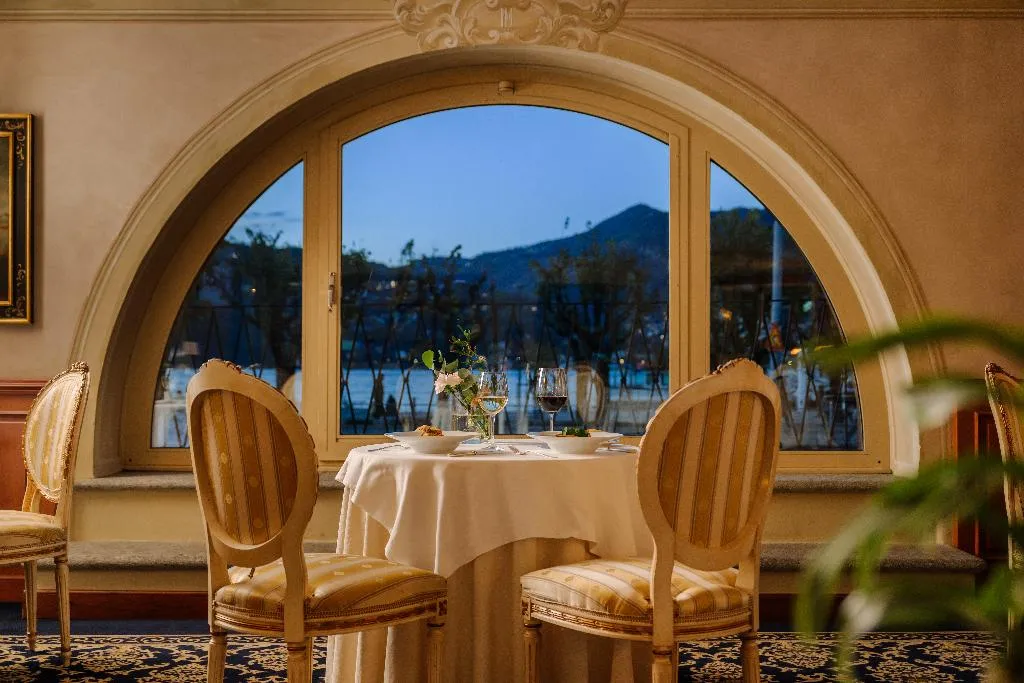 Restaurant, Palace Hotel Lake Como, Milan