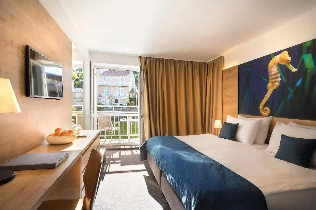TWIN PARK VIEW WITH BALCONY Room, Remisens hotel Epidaurus, Dubrovnik
