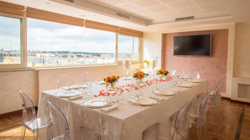 Restaurant, Diana Roof Garden, Rome