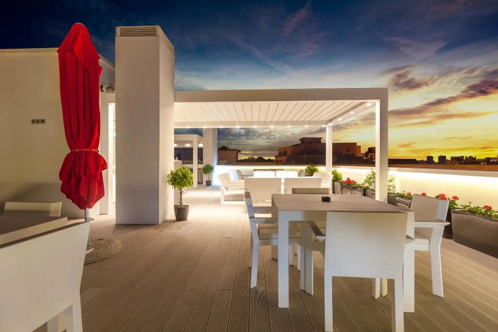 Terrace, Faro Boutique Hotel, Algarve
