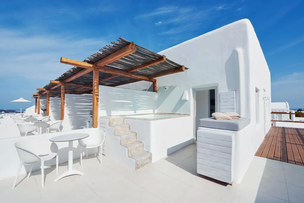 DOUBLE DELUXE WITH PRIVATE POOL Room, Rocabella Santorini Hotel & Spa, Santorini