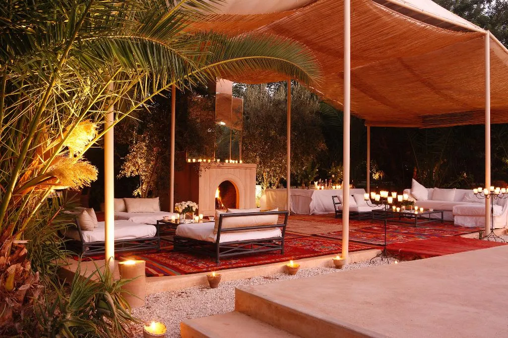 Terrace, Jnane Tamsna, Marrakech