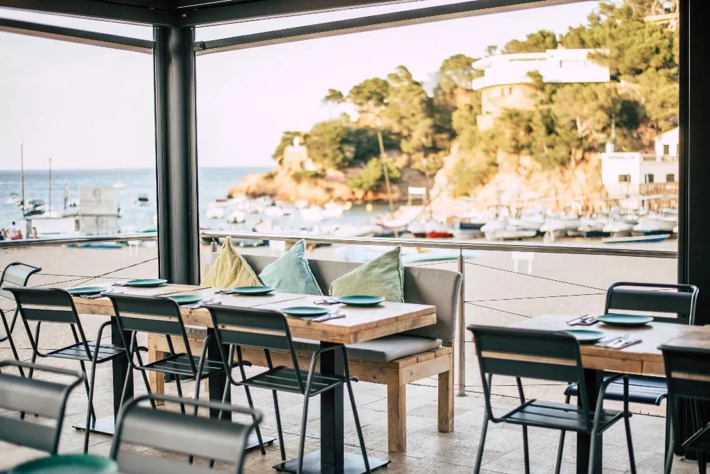 Terrace, Hostal Ses Negres, Costa Brava