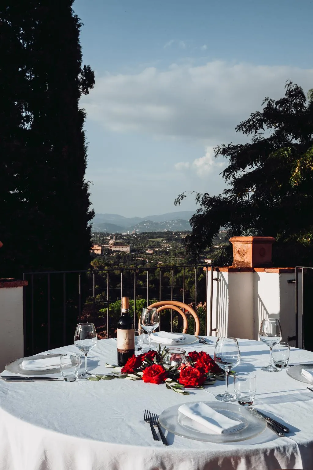 Terrace, Hotel Villa Castiglione, Florence