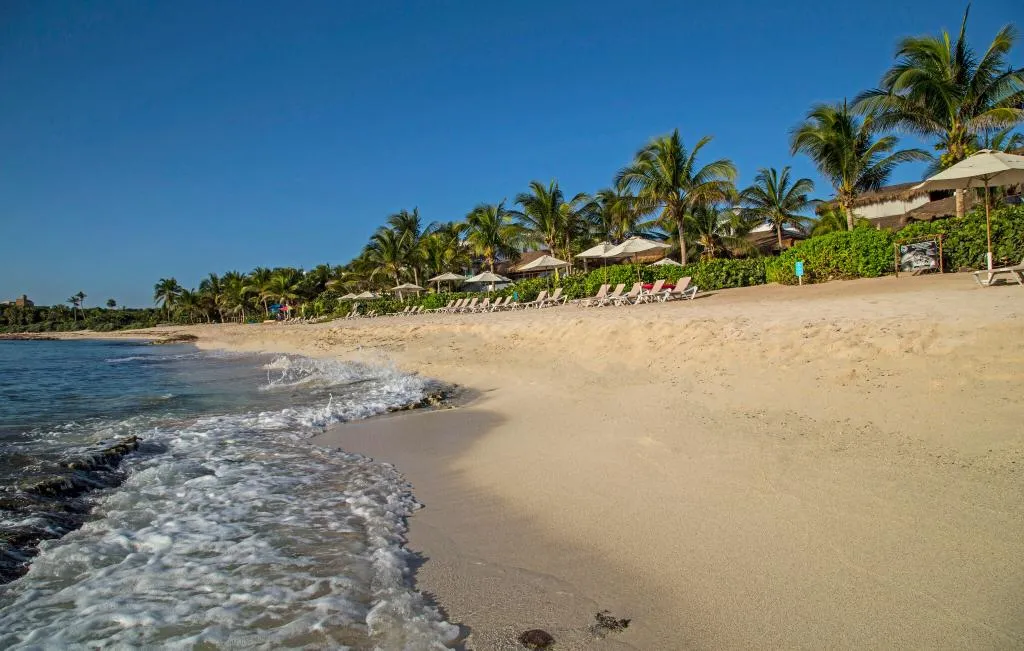 Beach, Las Villas Akumal, Cancun Area