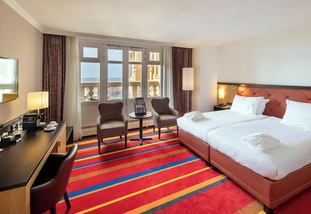 DOUBLE SUPERIOR SEA VIEW Room, Grand Hotel Amrâth Kurhaus The Hague Scheveningen, Amsterdam