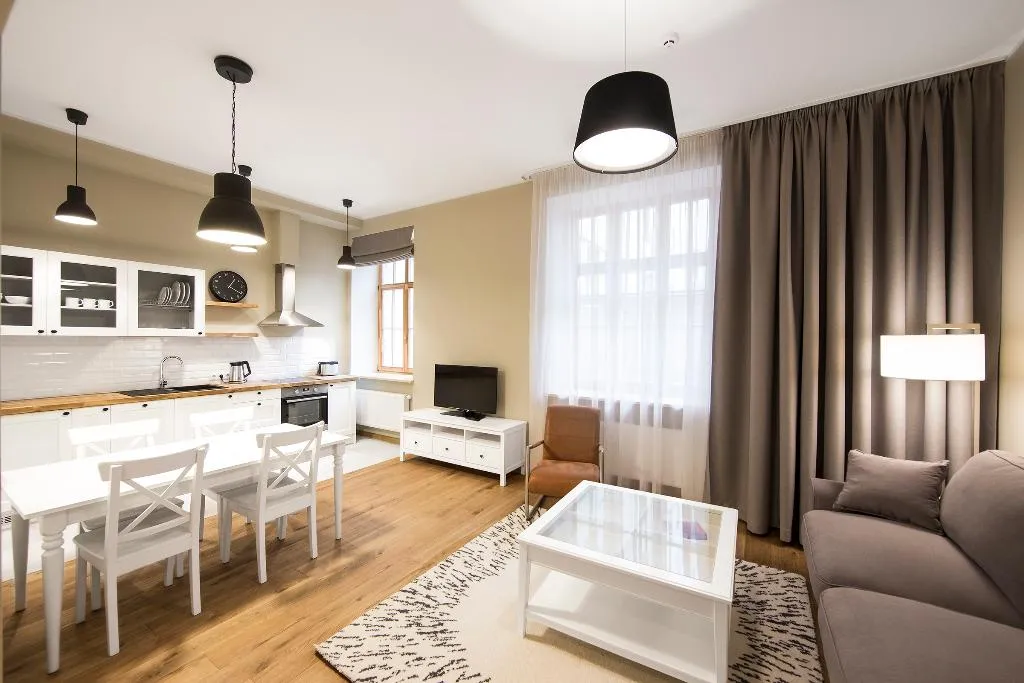 APARTMENT ONE BEDROOM ONE BATHROOM Room, Riga Lux Apartments Skolas Street 20, Riga