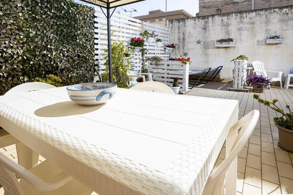 Terrace, Trapani Home, Palermo