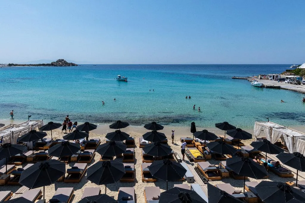 General view, Kosmoplaz Beach Resort, Mykonos