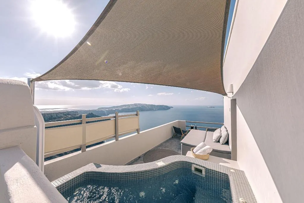 Terrace, Grand View Hotel, Santorini