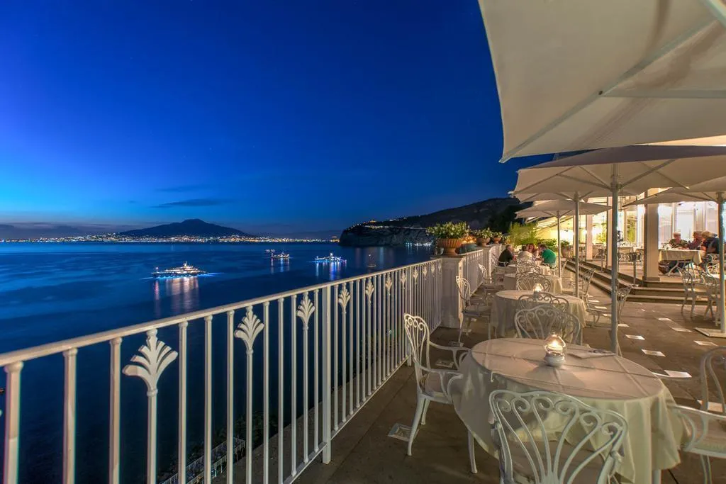 Terrace, Grand Hotel Riviera, Naples