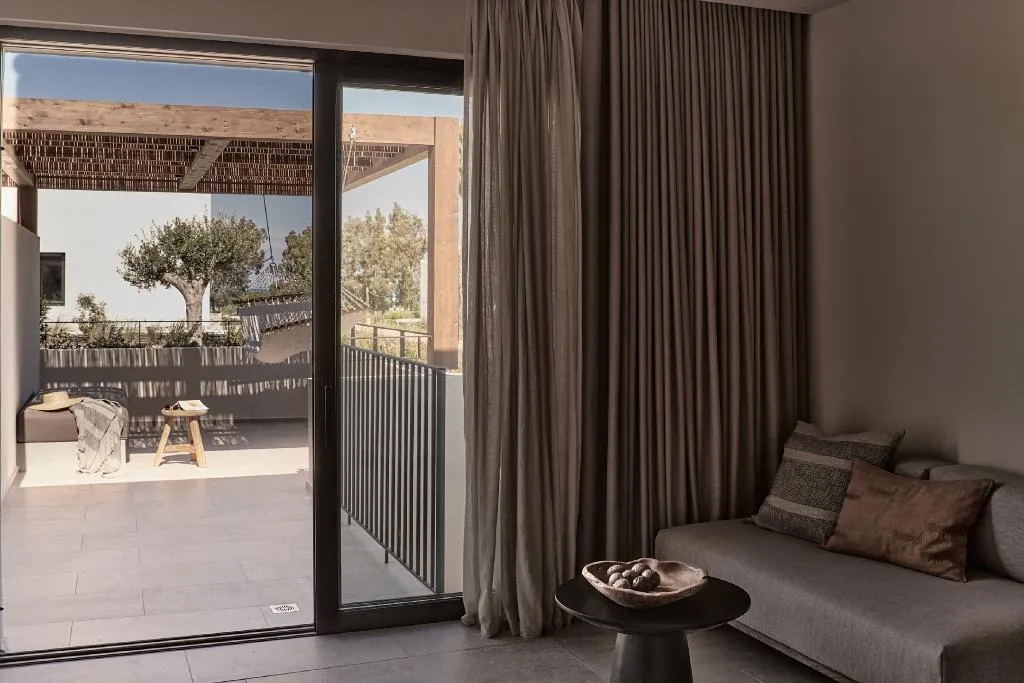 JUNIOR SUITE WITH TERRACE Room, Theros All Suite Hotel, Kos
