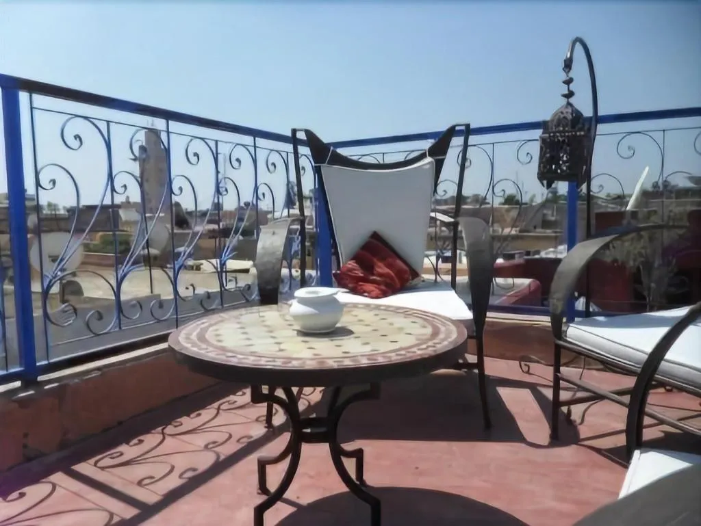 Terrace, Ryad Dar Ganou, Marrakech