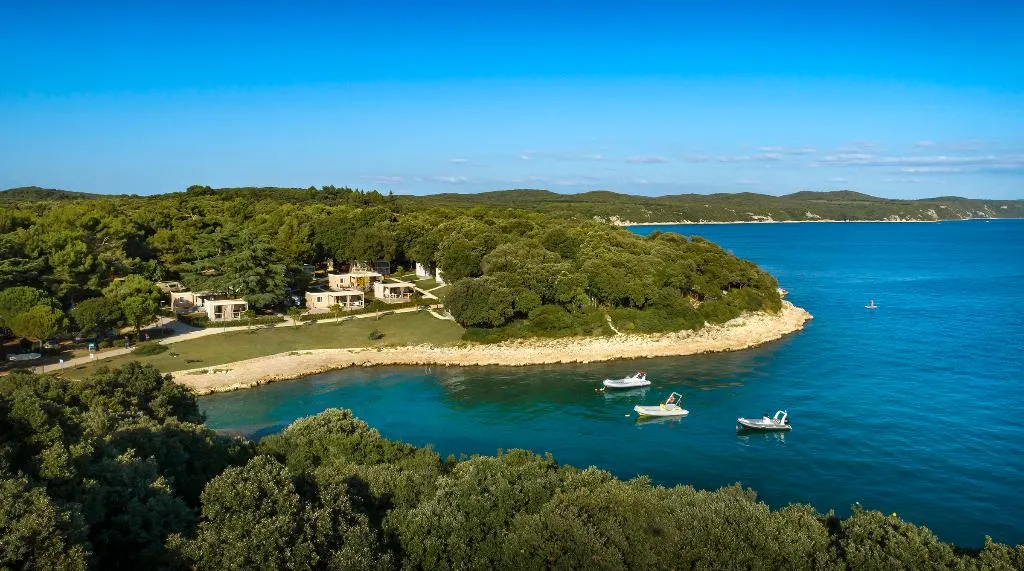 Beach, Koversada Uncovered Naturist Mobile Homes, Istria