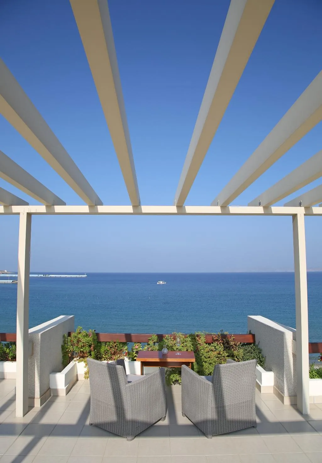 Terrace, Sitia Bay, Crete