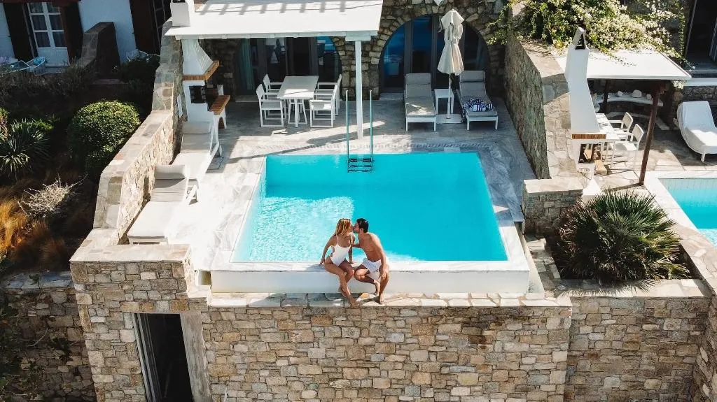 SUITE SEA VIEW WITH PRIVATE POOL Room, Mykonos Grand Hotel & Resort, Mykonos