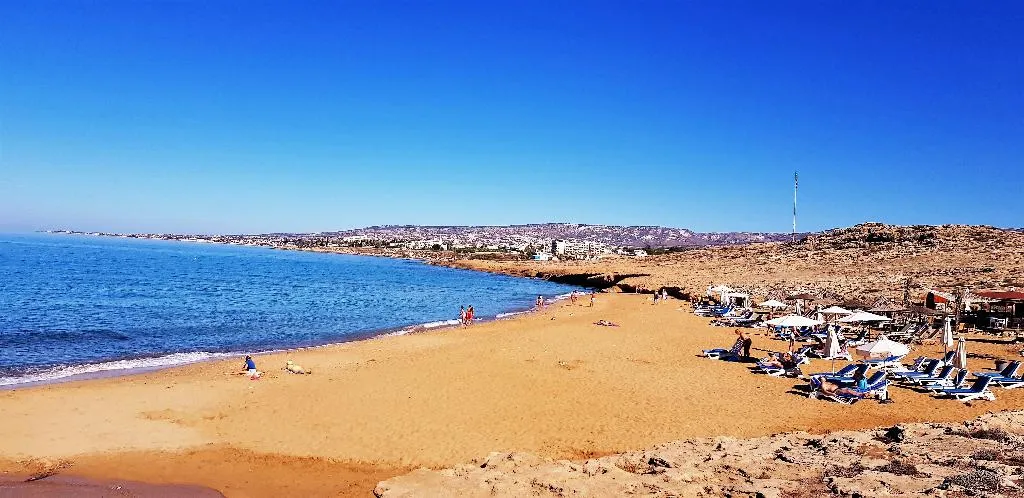 Beach, Helios Bay Hotel Apts & Villas, Cyprus