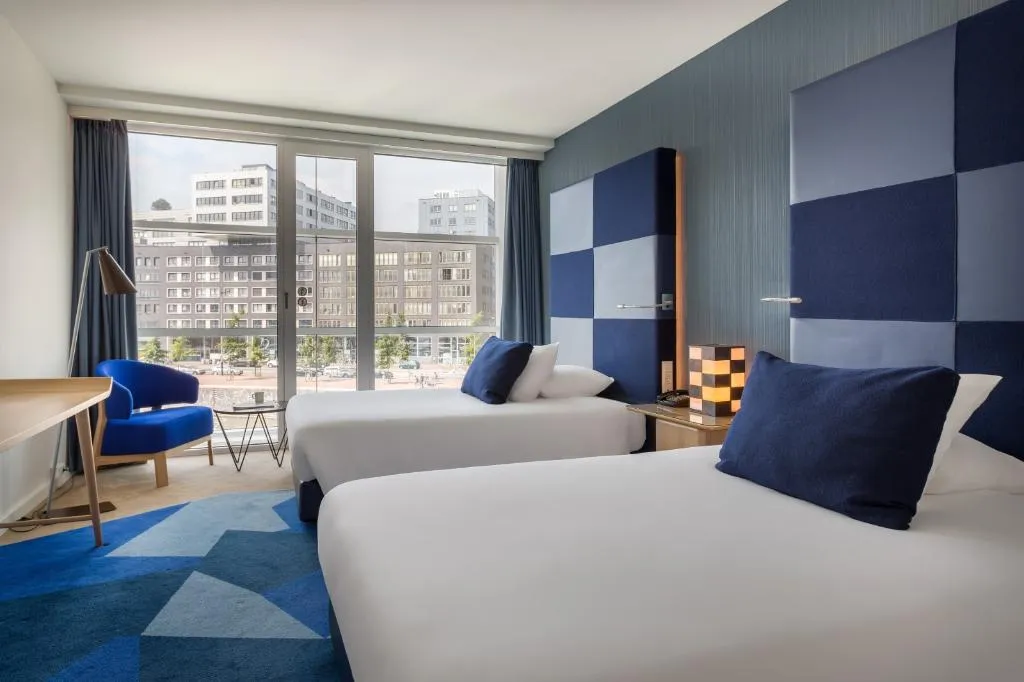 DOUBLE SUPERIOR TWO DOUBLE BEDS Room, Room Mate Aitana, Amsterdam, Amsterdam