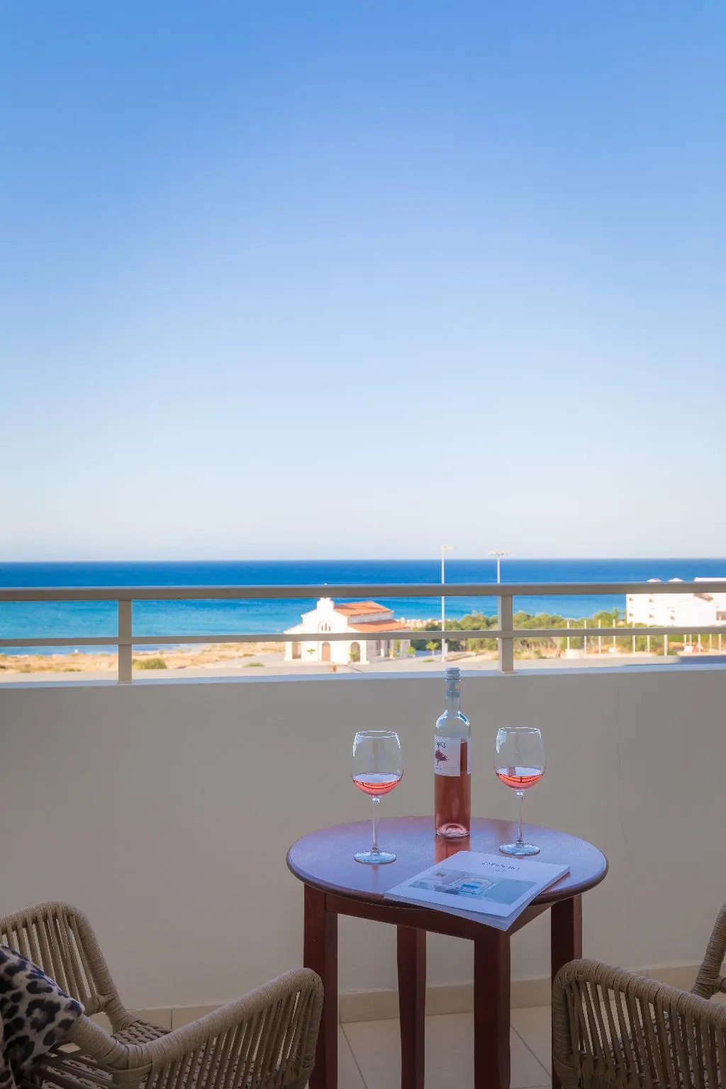 Terrace, Cavo Zoe Seaside Hotel, Cyprus