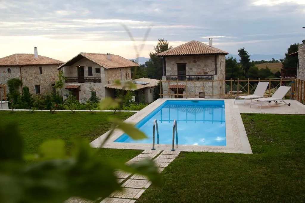 VILLA THREE BEDROOMS WITH PRIVATE POOL Room, Fruit Garden Villas, Halkidiki