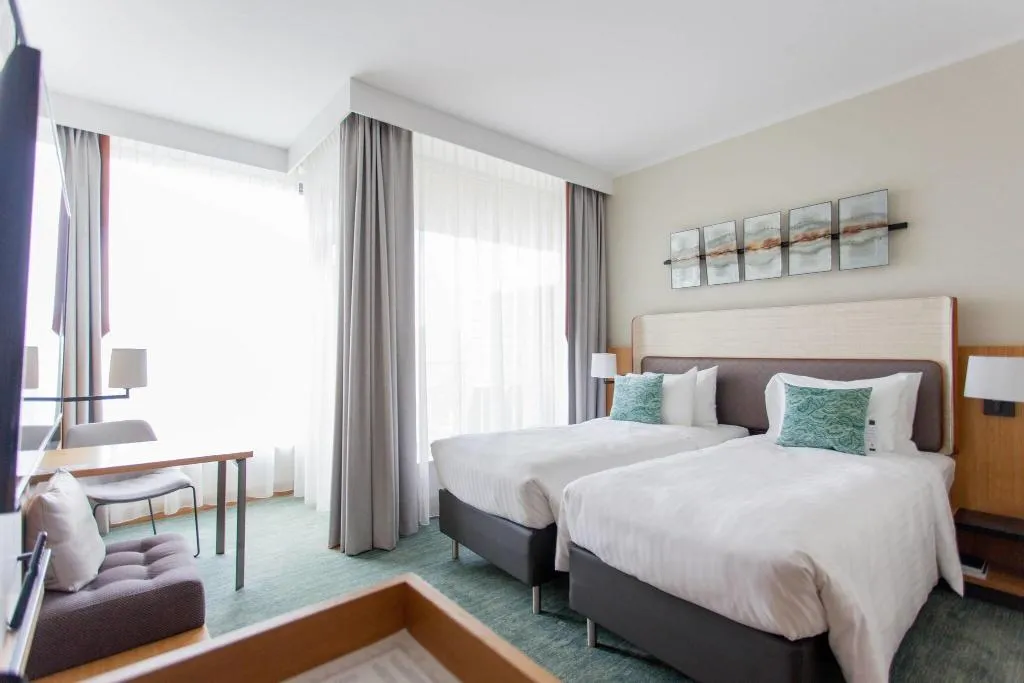 TWIN WITH BALCONY Room, Sopot Marriott Resort & Spa, Gdansk