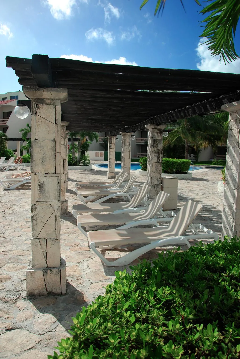 Terrace, Ocean Spa Hotel All Inclusive, Cancun Area