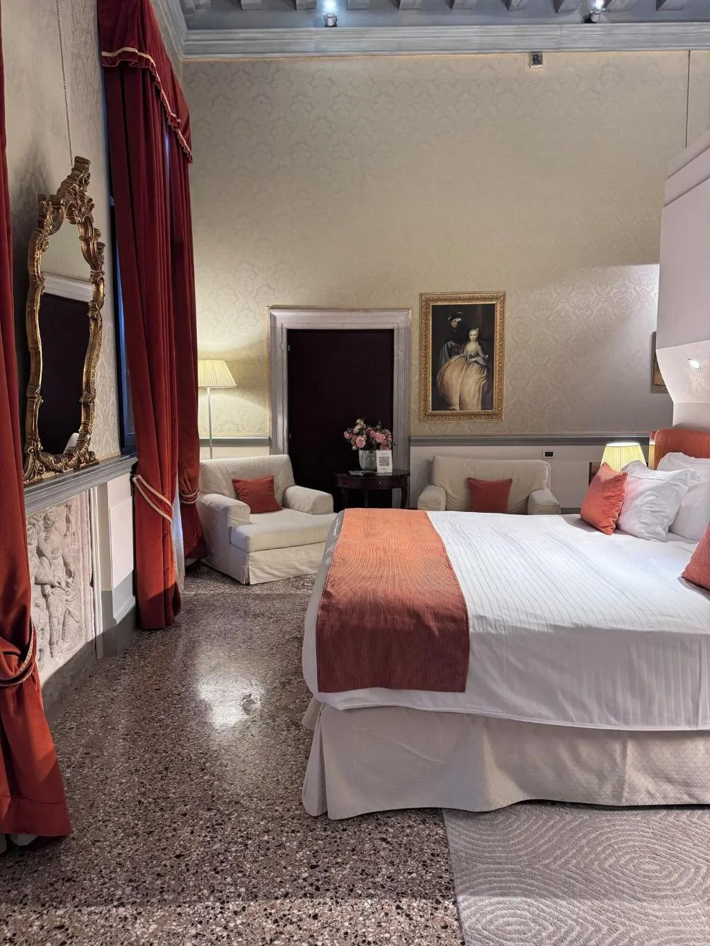 SUITE KING SIZE BED Room, Ruzzini Palace, Venice