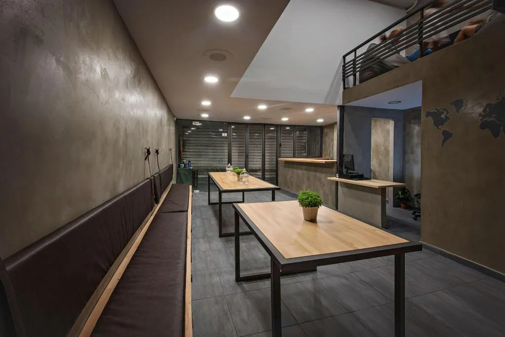 Lobby, Bedbox Hostel, Athens