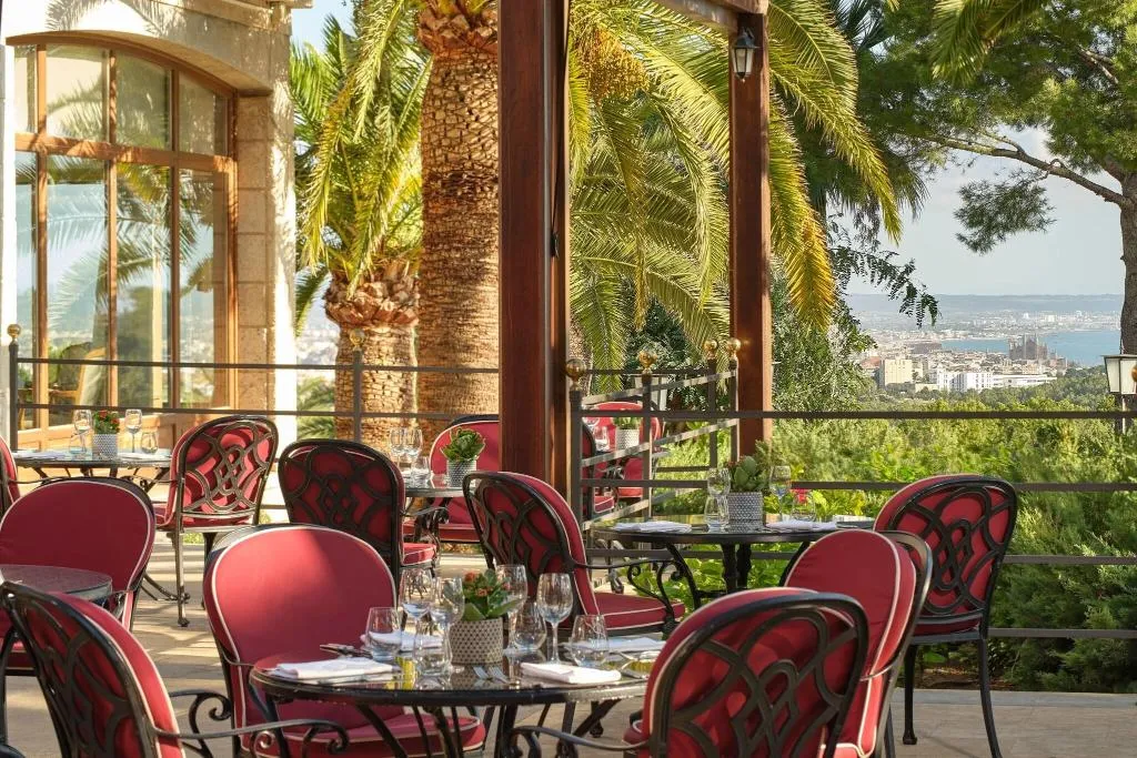 Restaurant, Castillo Hotel Son Vida, Majorca