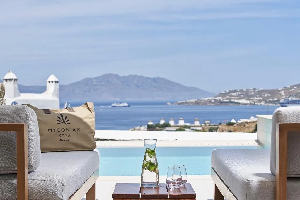 DOUBLE SEA VIEW WITH PRIVATE POOL Room, Myconian Kyma, a Member of Design Hotels, Mykonos