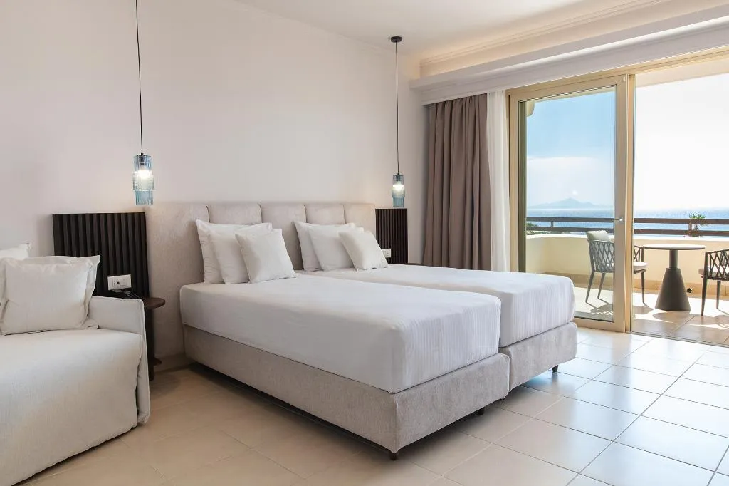 Double or Twin SEA VIEW Room, Grand Blue Beach Hotel, Kos