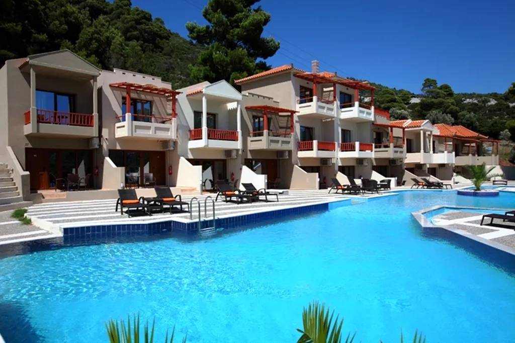 General view, Blue Green Bay 3K, Skiathos
