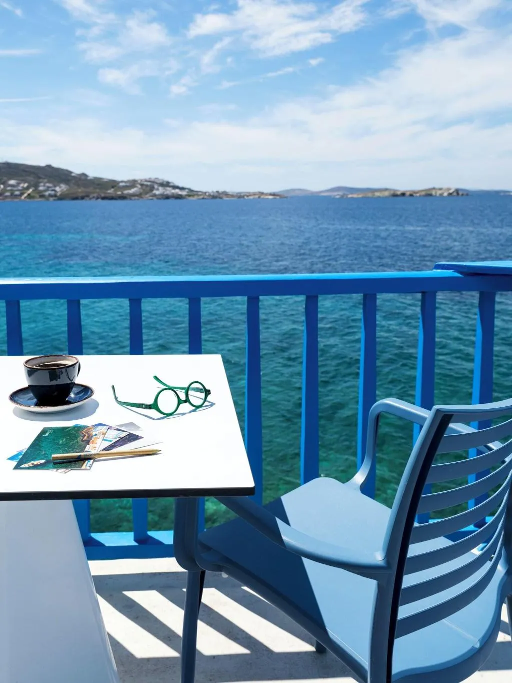 Terrace, Bluetopia Suites, Mykonos