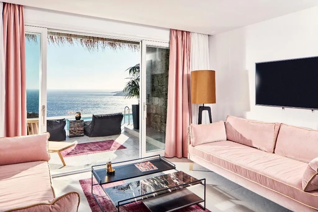 SUITE WITH PRIVATE POOL Room, Myconian Villa Collection Preferred Hotels, Mykonos