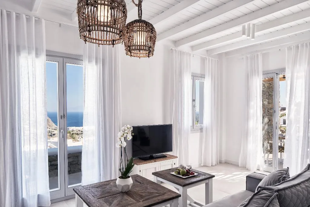 VILLA THREE BEDROOMS WITH PRIVATE POOL Room, Katikies Elia House Mykonos, Mykonos