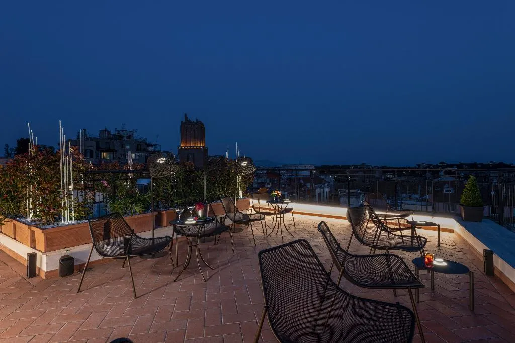 Terrace, H10 Palazzo Galla, Rome